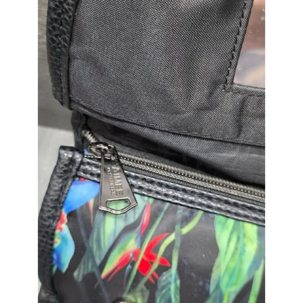 Aimee Kestenberg Cosmetic Travel Bag Floral Black B000677